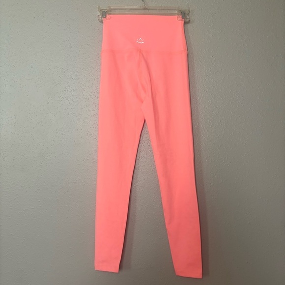 Beyond Yoga Pants - Beyond Yoga Womens Size Small Leggings Neon High Waist Orange